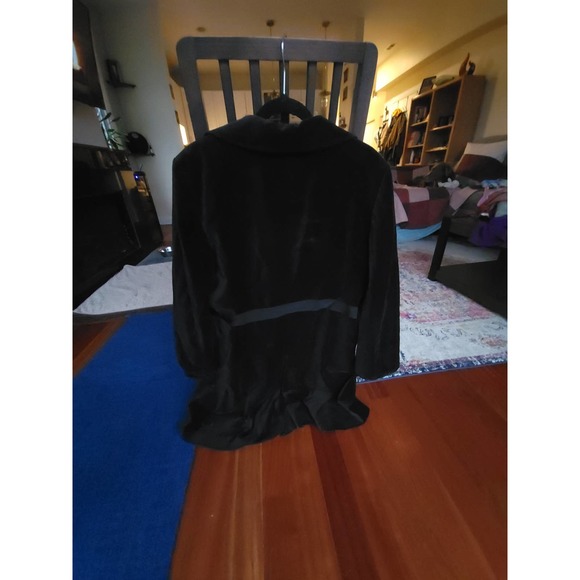Loft Velvet long dress coat - Picture 3 of 4